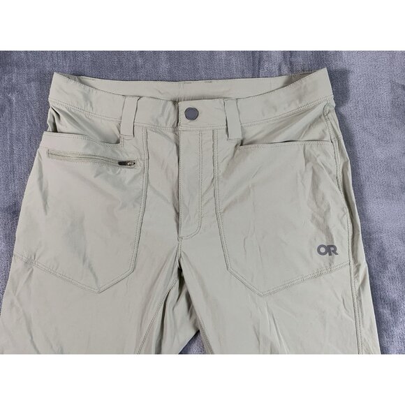 Outdoor Research Pants Men's 32 Khaki Olive Green Equinox Pants Hiking Outdoor - Picture 3 of 10